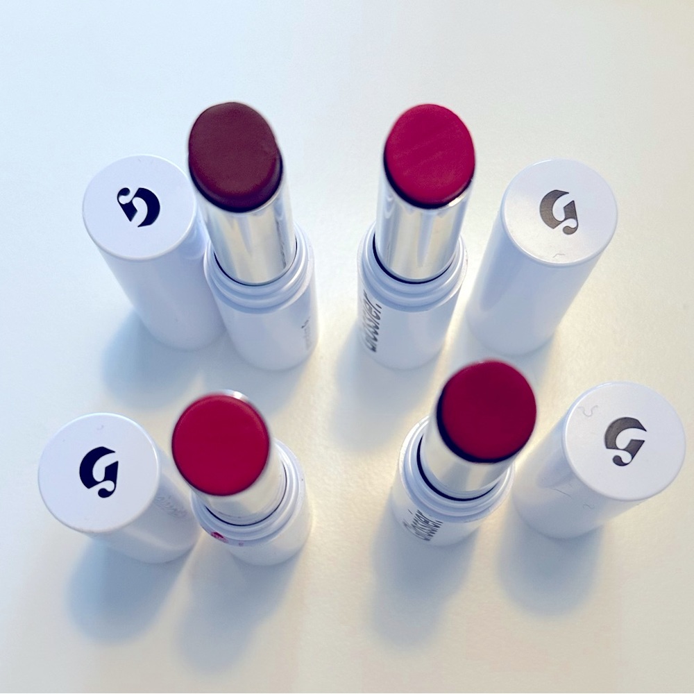 4 generation G sheer matte blotted Punch, Malt, Crush, Zip. Swiped on hand only